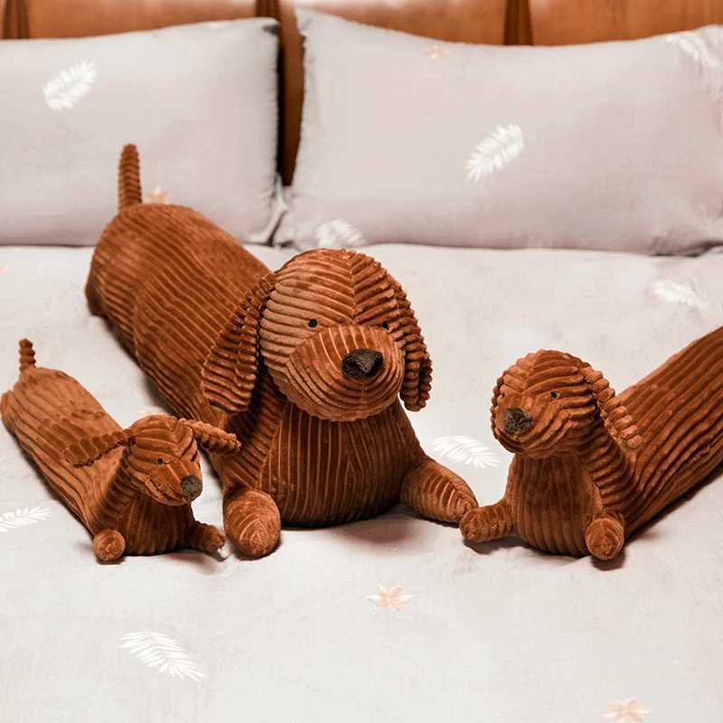 55/70/110cm Dachshund Dog Toy Stuffed Plush Animals Girl Gifts Toys for Children Home Decor Free shipping