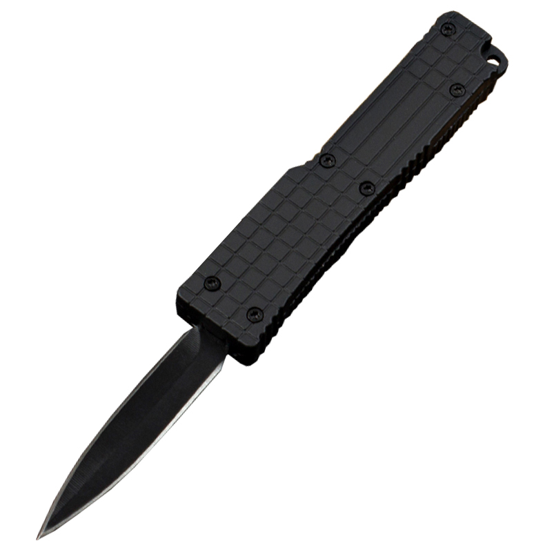 Small Tactical Knife 5Cr15Mov Black Oxide Double Edge Blade Zn-al Alloy Handle Mini EDC Pocket Knives 5 Styles