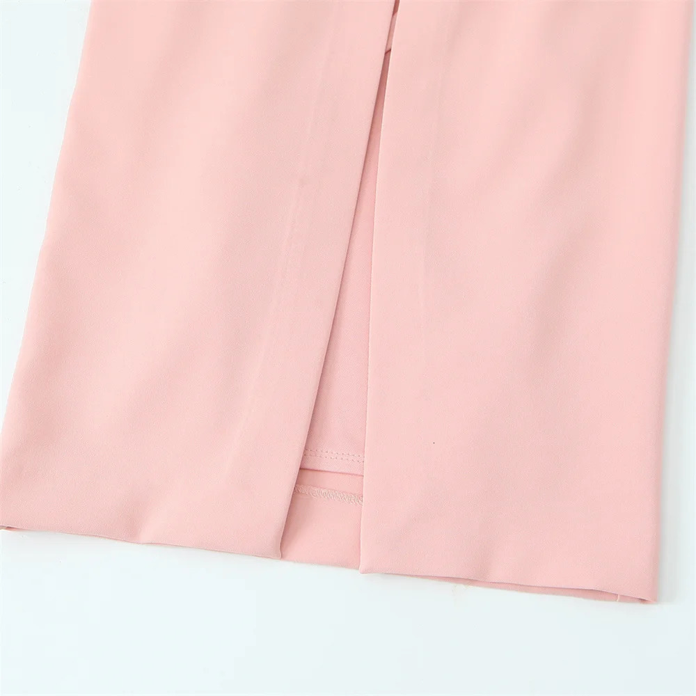 UNIZERA2024 Summer Product Fashion Casual Womens Wear Simple Hundred Matching Belt Formula Collar Midi Dress 250207
