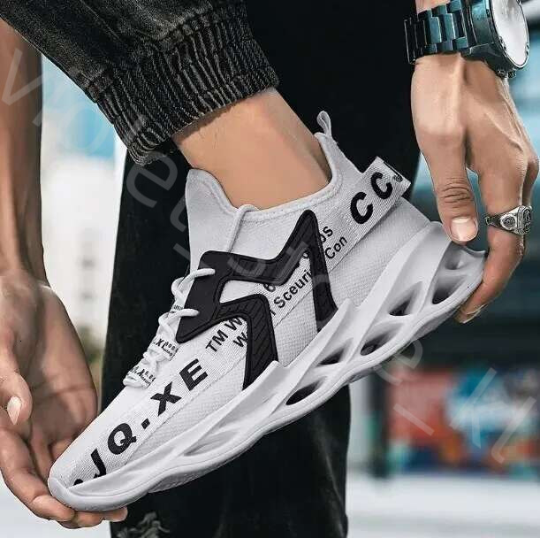 Men Shoes Lightweight Sneakers White Outdoor Breathable Mesh Black Casual Shoes For Men Athletic Jogging Tennis Shoes 515