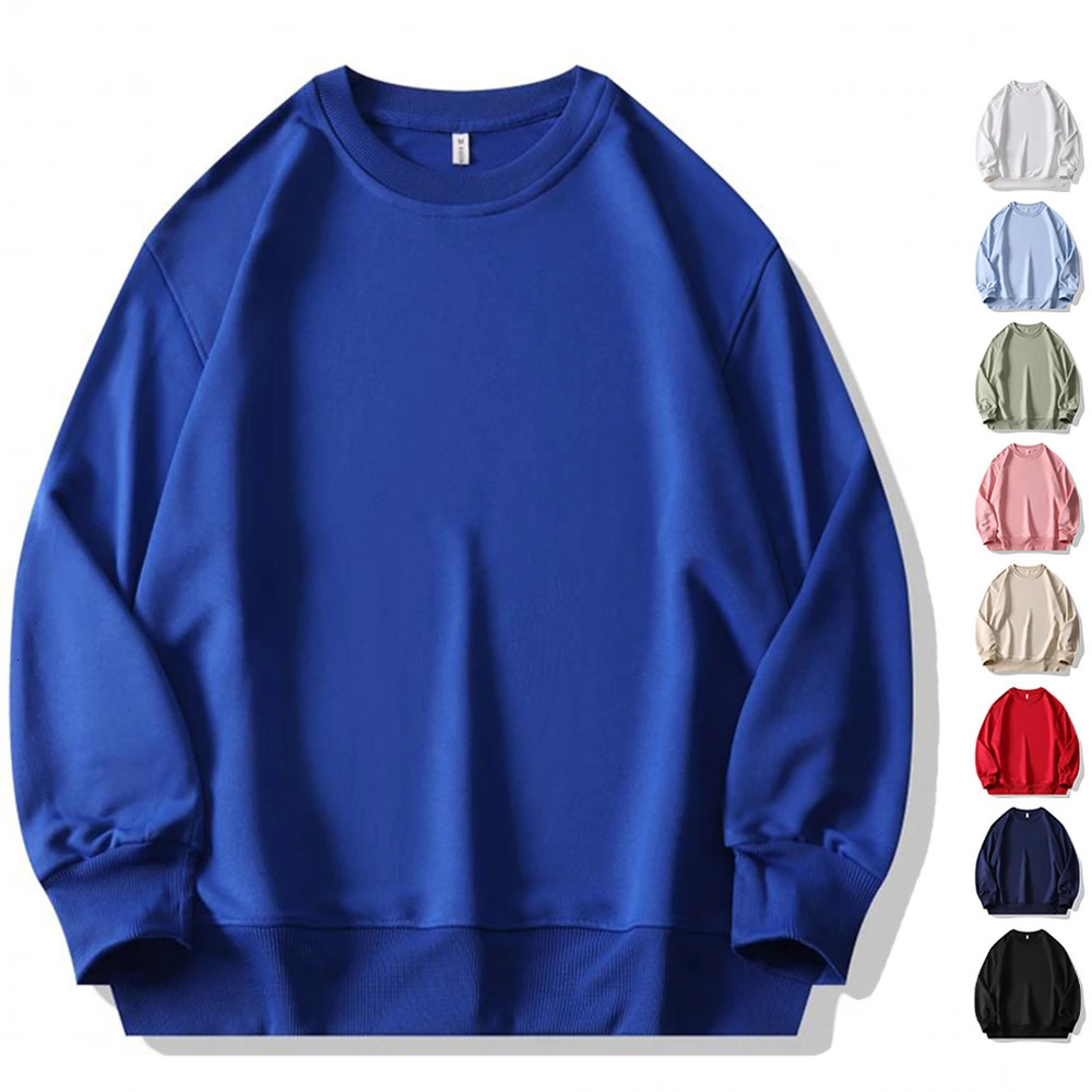 Drop Shoulder Crewneck Sweatshirt Hoodie Men Wholesale Baggy Lightweight Hoodie Unisex Sweat Shirts For Men Sudadera De Hombre 250208