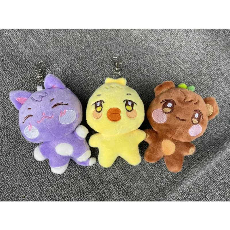 10CM Pop-up Store Doll Keychain ANITEEZ Cute Plush Pendant Keyring Bag Accessories Kpop Yunho Yeosang Fans GiftsXJ250115