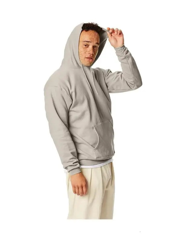 Solid Color Unisex Casual 100 Cotton Hoodie Fashion Street Loose Breathable Long sleeved Pullover Sports Shirt 5 250207