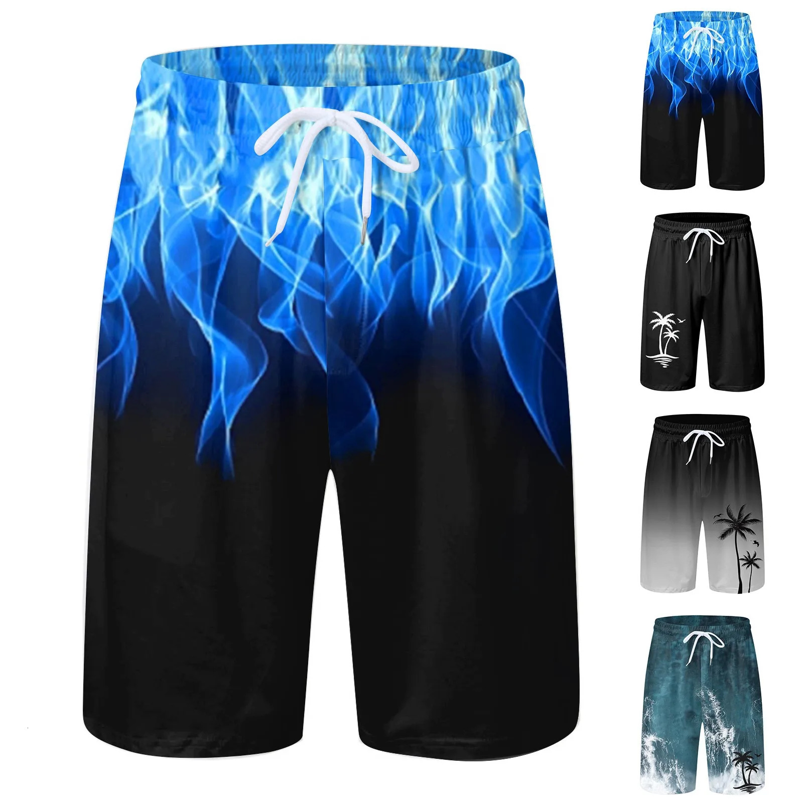 Breathable surfing mens swimsuit with mesh lining featuring beach shorts and pockets for fitness highquality the gym 250208Z