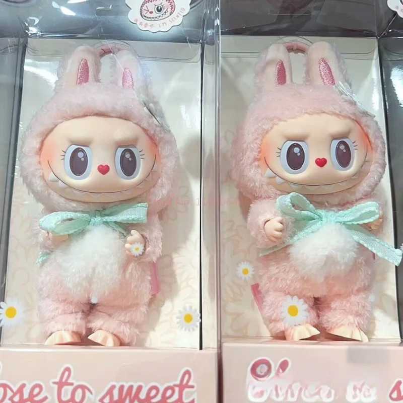 Hot Cute Labubu Keychain Plush Toy The Monsters Box Toy Mokoko Sweetheart Series Figure Models Gifts Replica Doll Christmas Gift Z250208