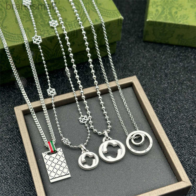 Designer Designer Jewelry Pendant Necklace Unisex Classic G Necklace S925 Retro Punk Hip Hop Trendy Jewelry Necklace Celtic Style Letter Chain N001
