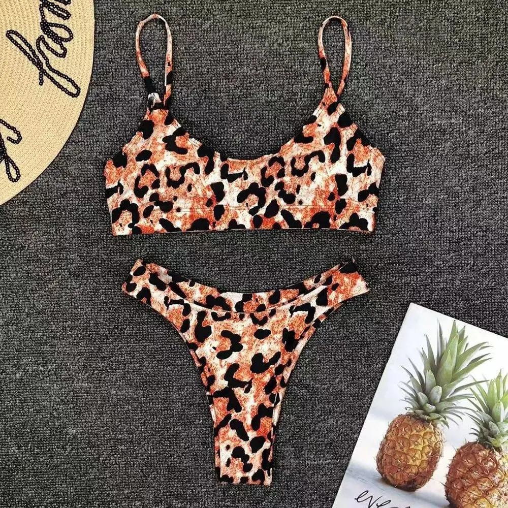 Sexy Bikini Solid Swimsuit Low Waist Backles Swimwear Push Up Set Summer Beach Vacation Wear Swimming Suit 250208Z