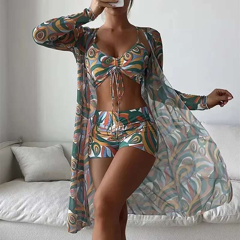 2025 Sexy Separate Swimsuits Tankini Female Swimwear Sports Beach Wear Two Piece Bathing Suits Girls Pool Women Swimming Suit