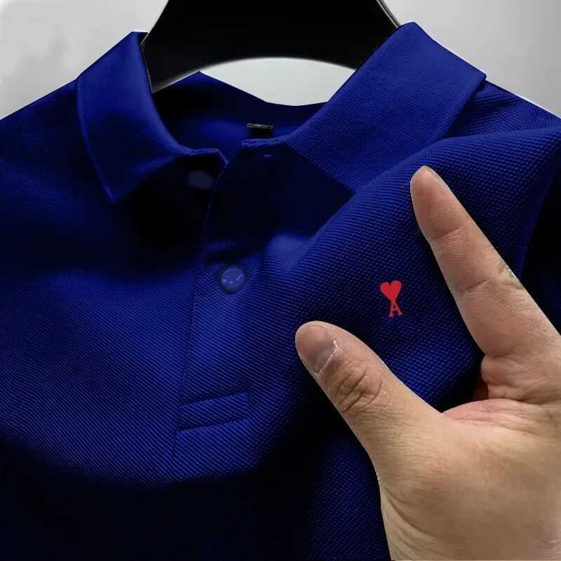 Mens comfortable and breathable polo shirt minimalist top elegant beautiful hot selling high-end fashion summer 2025T250207