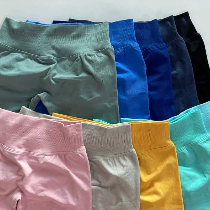 Yoga Outfit Impact Leggings Women With Seamless Legging Gym Sports Pants Low Ribbed Band High Stretch Fitness Workout Tights H250207