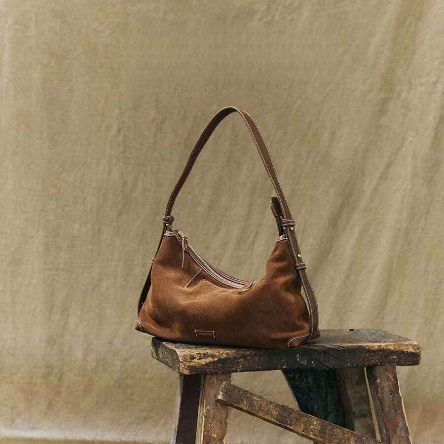 Hobo Suede Armpit Commuting Dumpg Bag Women Autumn And Winter