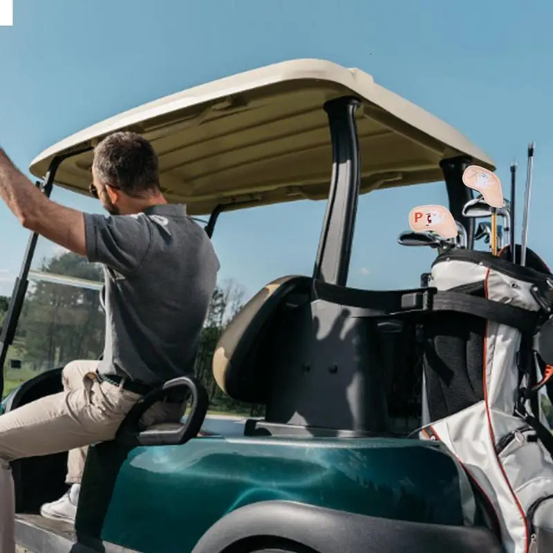 Golf Head Covers Long And Thick Golf Iron Covers Set Of 9 Iron Covers For Golf Clubs With Cute Cat Image Gift For Colleagues 250207