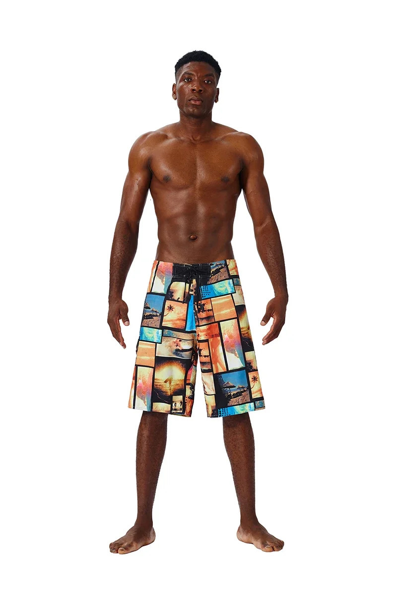 Mens casual shorts summer sports pants surf beach board shorts Bermuda quick dry five cent pants beach shorts men 250121