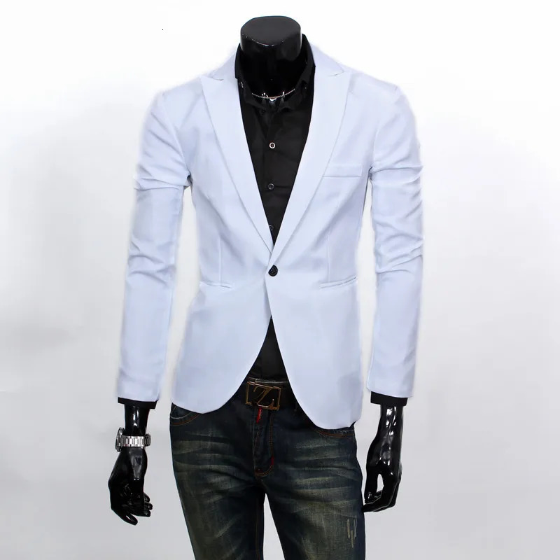 Mens Korean version slim fitting small suit mens casual trendy coat 250208Z