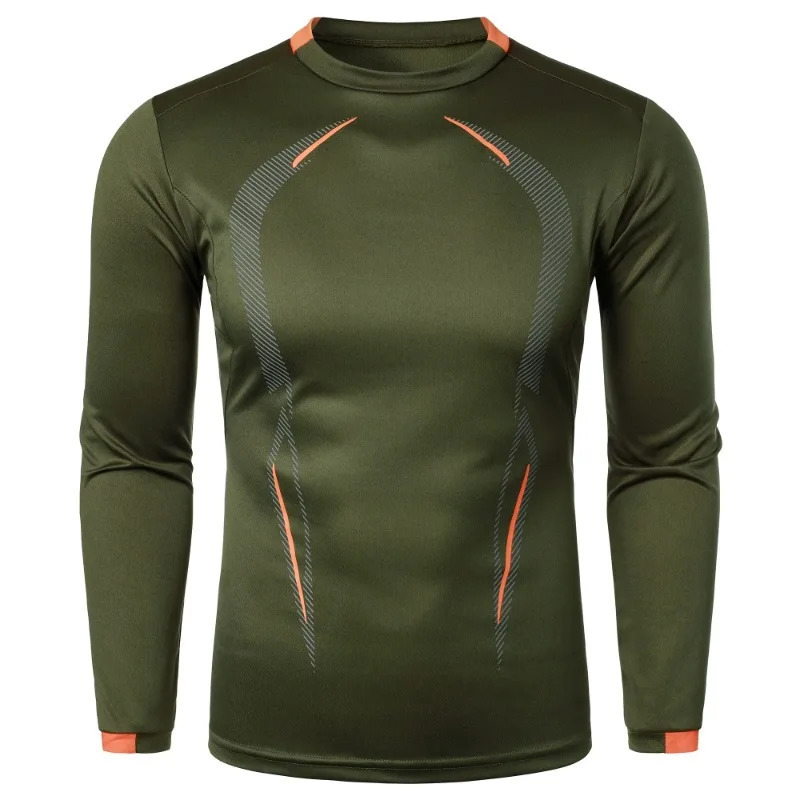 Mens Sports Training Long Sleeve Quick-dry T-shirt Fitness Lightweight Streetwear Breathable Oversized T Shirts for Men 250207