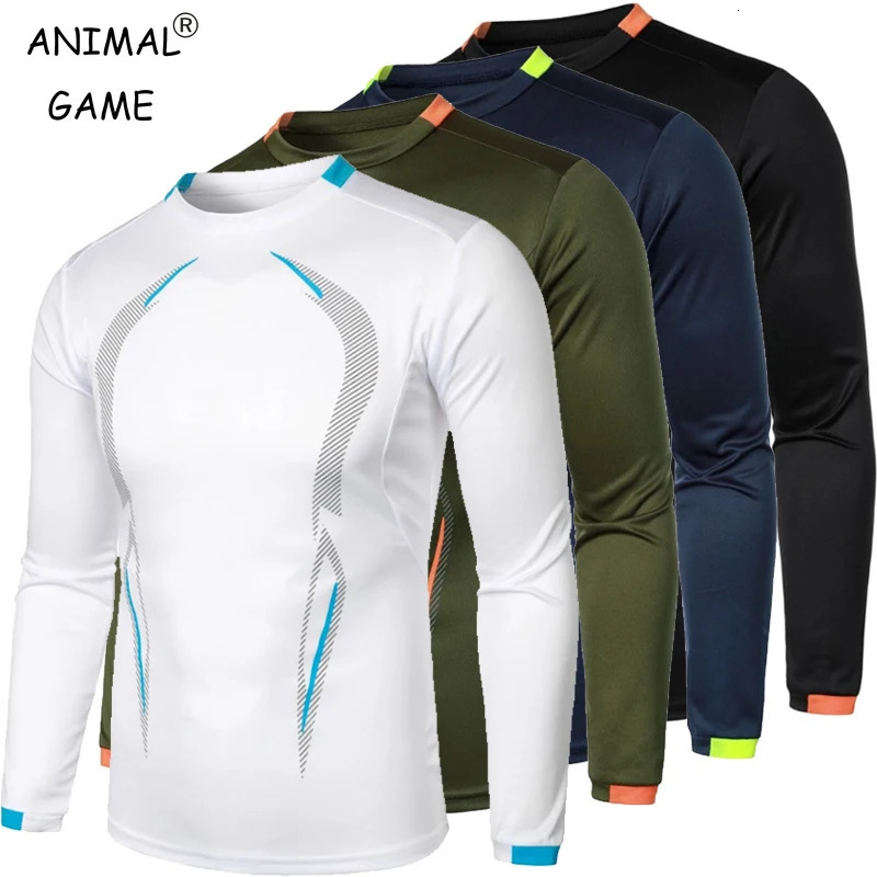 Mens Sports Training Long Sleeve Quick-dry T-shirt Fitness Lightweight Streetwear Breathable Oversized T Shirts for Men 250207
