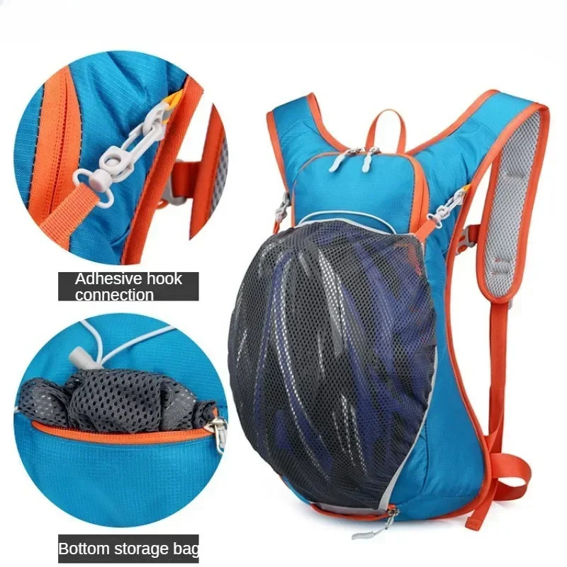 12L Outdoor Sport Bike Cycling Running Hiking Hydration Water Bag Storage Helmet Pack Waterproof UltraLight Bladder Backpack 250207