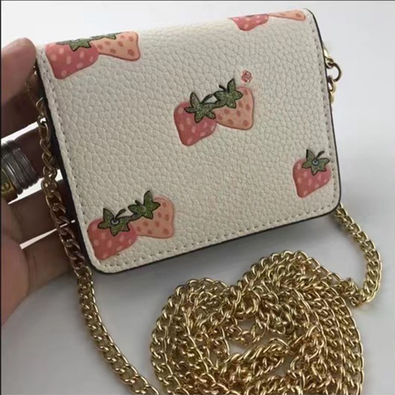 Designer Wallet Women Chain wallet Card Holder Chain wallet chrysanthemum Wallet Key Pocket