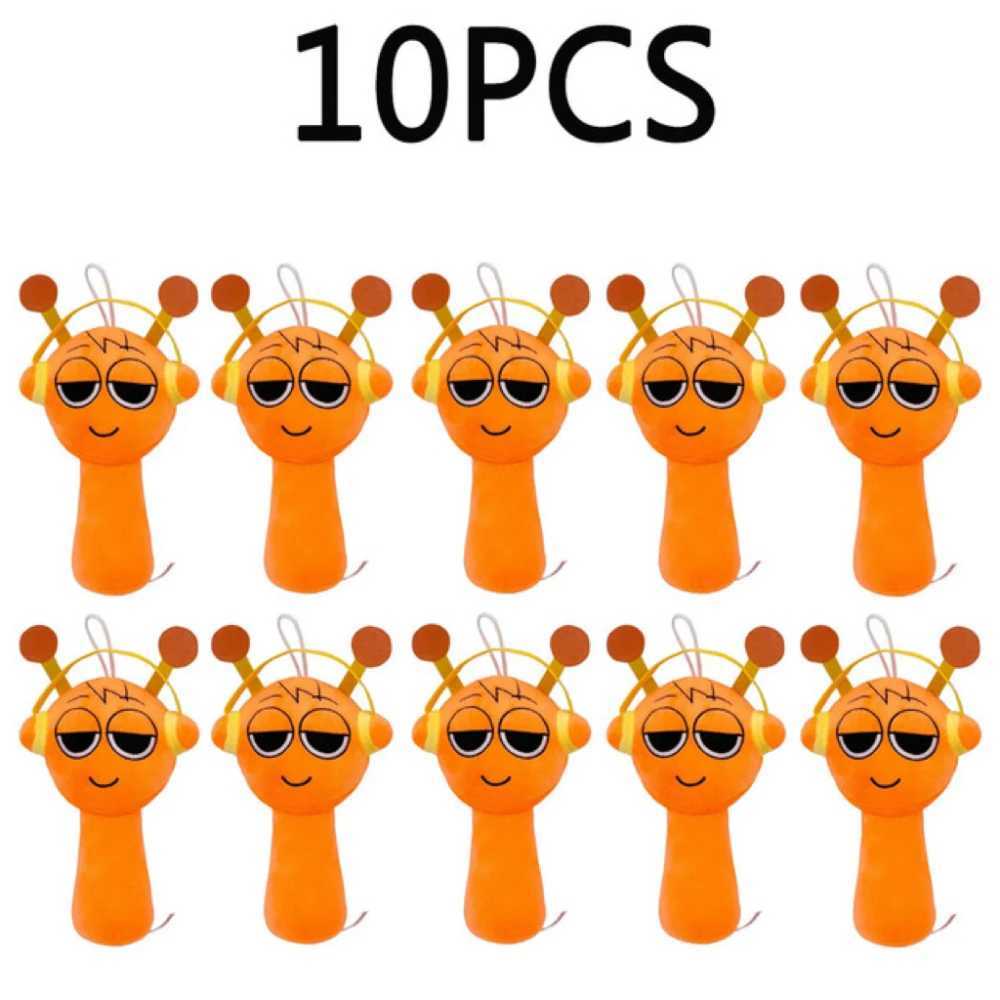 10PCS Sprunki Plush Incredibox Game Plush Kaii Stuffed Pillow Soft Dolls Collection Room Decoration Christmas Gift Toy forKids Z250208