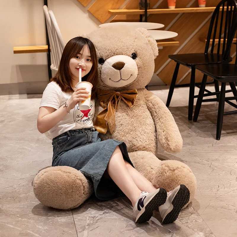 1pc 90CM Giant Size American Bear Plush Doll Soft Stuffed Animal Teddy Bear Plush Toys Girls Valentine Lover Birthday Gift Z250208