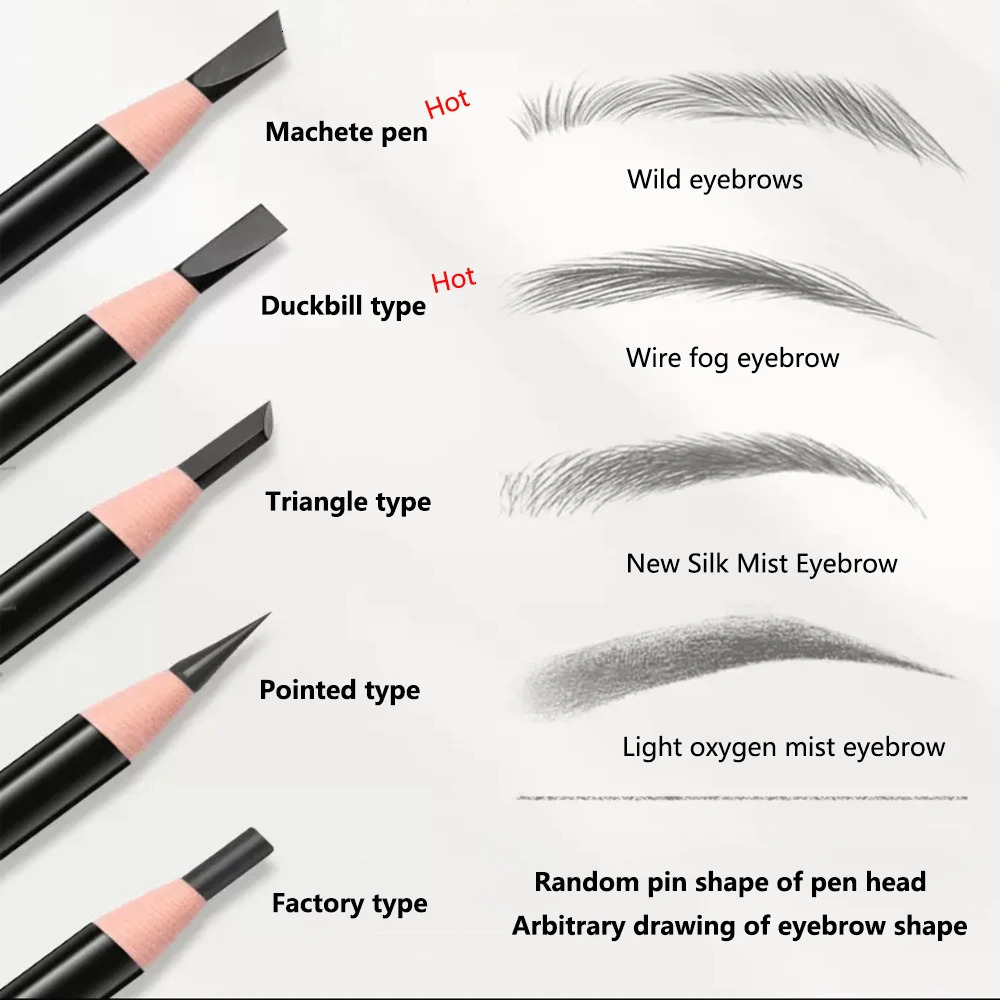 Eyebrow Pencil Waterproof Enhancers Long Lasting Brow Cosmetics Professional Makeup Lift Feather 250108