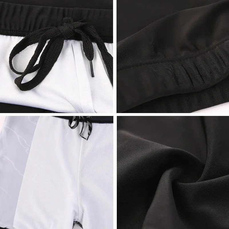 2024 Summer Men Swimwear Beach Swimming Trunks Male Swim Shorts Quick Dry Swimsuit Boxer Briefs Boy Surf Board Sungas Z260313