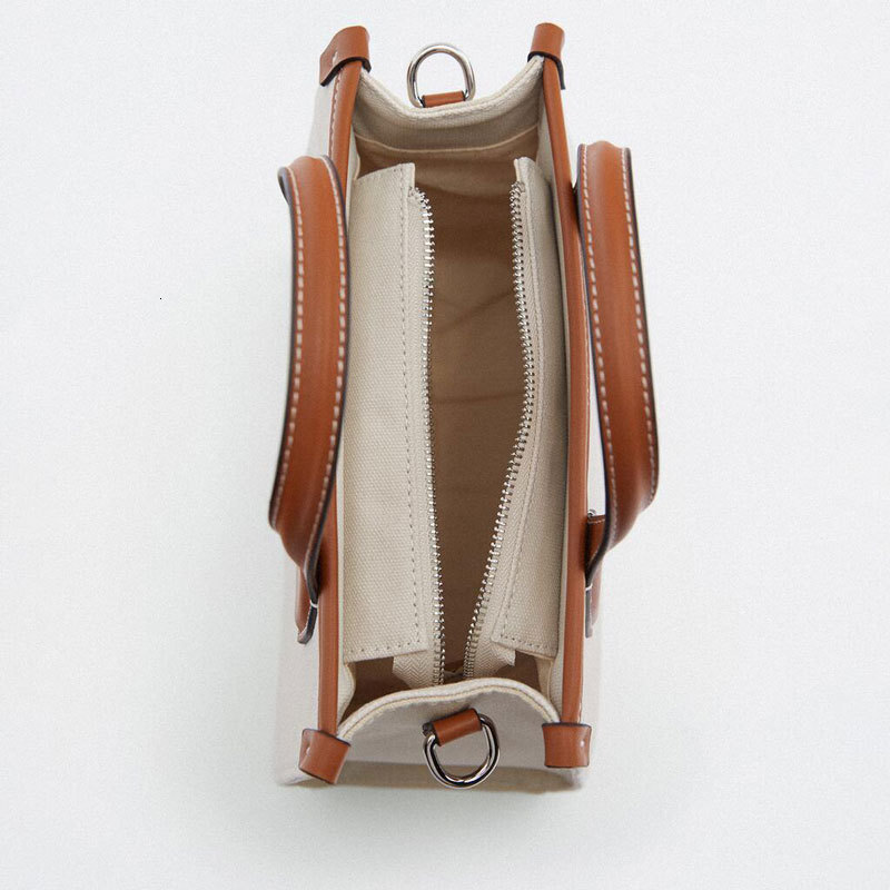 designer bag Z Women's 2024 Spring New Fashionable Mini OL Style City Canvas Handheld Crossbody Bag