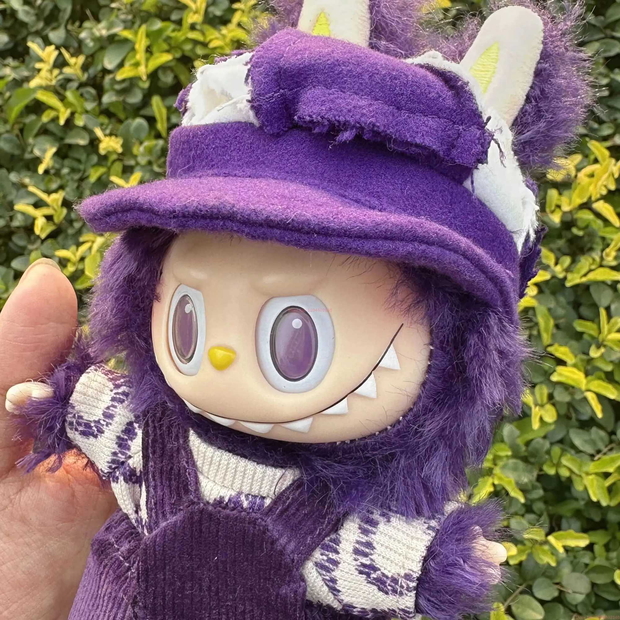 2025 New Arrival 1 1 Monster Labubu Series Replica 2.0 Fancy Purple Milan Fashion Dolls Decoration Ornaments Toys Birthday Gifts Z250208