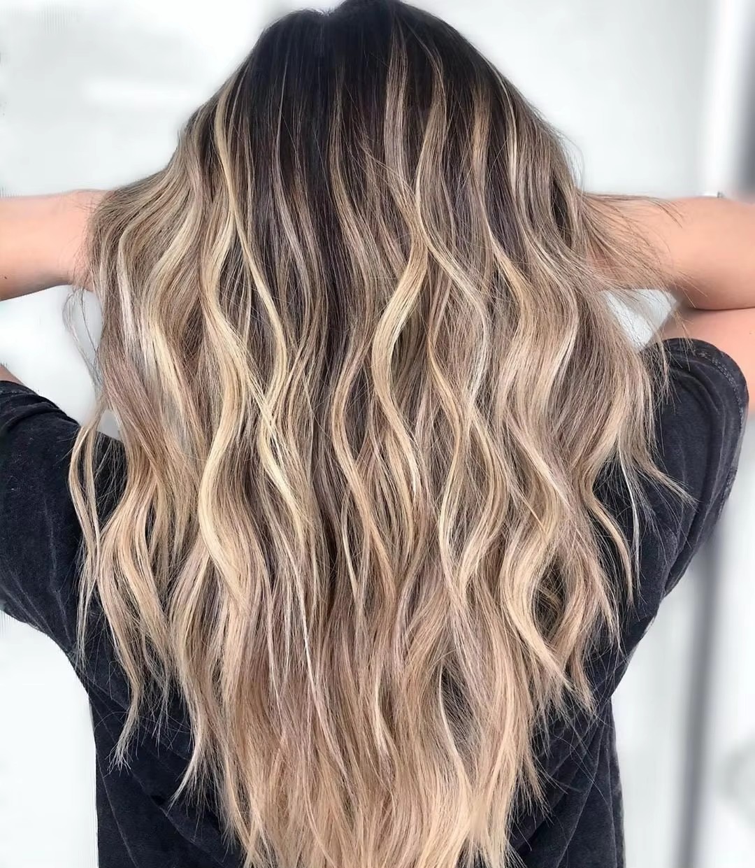Ash brown Blonde Highlights natural Full Lace Wigs Dark Brown Roots 100% Virgin Human Hair HD preplucked Lace Front Wig Glueless Wavy Wigs perruqe