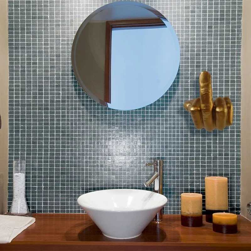 Middle Finger Toilet Paper Holder Fun Wall Mount Middle Finger Holder Bathroom Statue Toilet Tissue Roll Paper Storage Holder Y250208