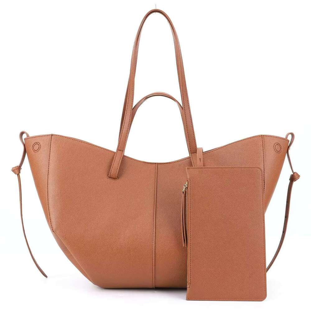 Women's Brand Handbag Large Capacity Fashionable And Comfortable PU Leather Shoulder Bag Design Sense Of Simplicity