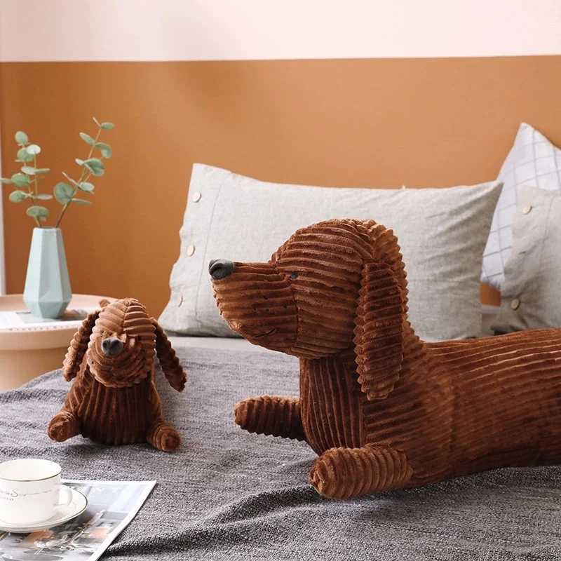 55/70/110cm Dachshund Dog Toy Stuffed Plush Animals Girl Gifts Toys for Children Home Decor Free shipping