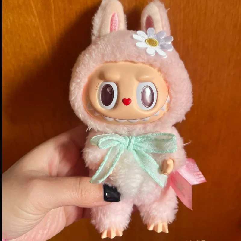 Hot Cute Labubu Keychain Plush Toy The Monsters Box Toy Mokoko Sweetheart Series Figure Models Gifts Replica Doll Christmas Gift Z250208