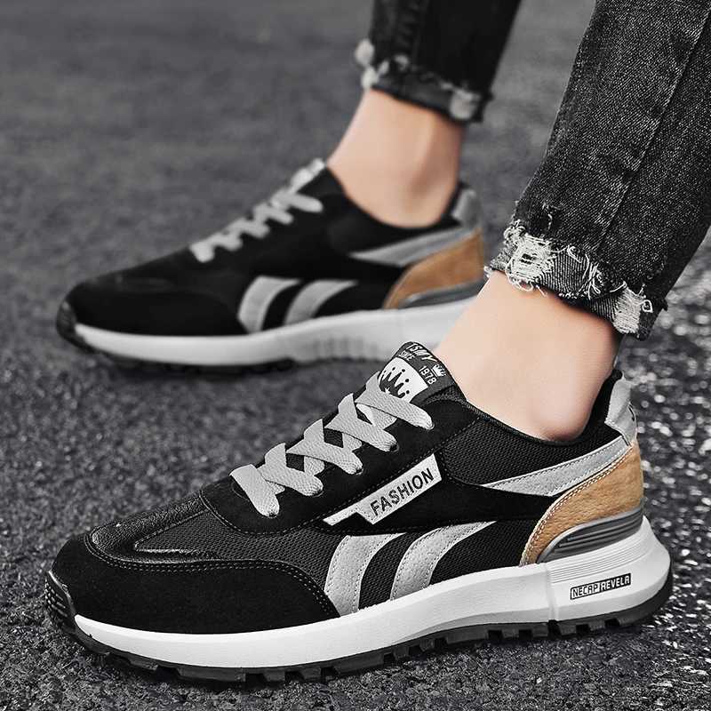 Men Casual Shoes Summer High Quty Mesh Sneakers Lightweight Breathable Running Shoes Tenis MasculinoC250304