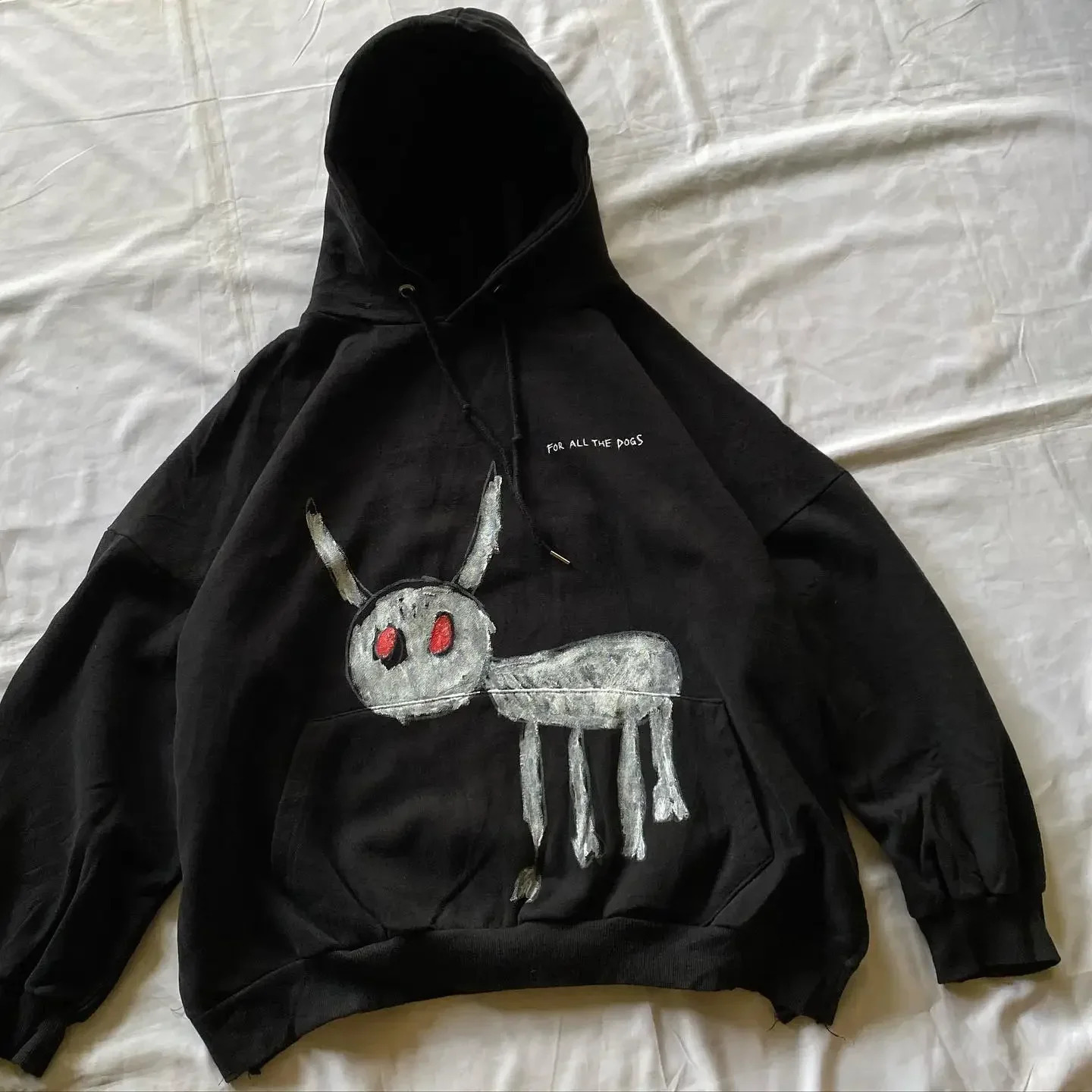 Streetwear Men Women Clothes Y2K Sweatshirt Harajuku Gothic Oversized Pullover Retro Hip Hop Eye Patch Crew Neck Top 250113