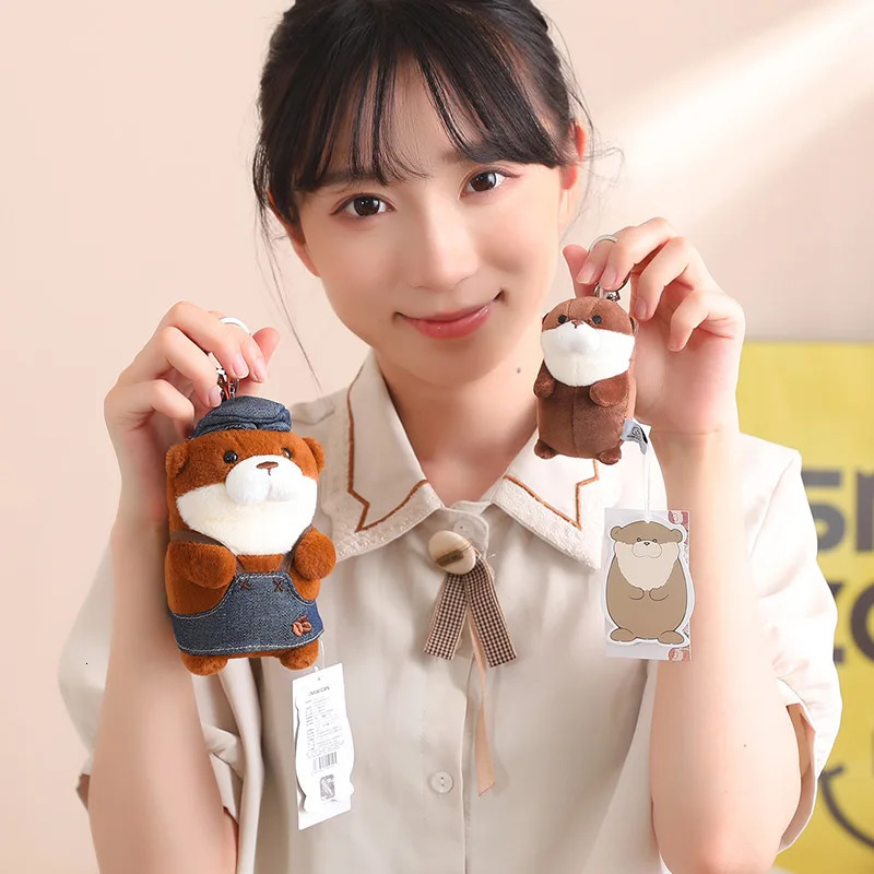 Family Series Plush Doll Bag Pendant Fluffy Cartoon Funny Style Animal Toys Kawaii Room Decoration Cute Gift For Children 250207