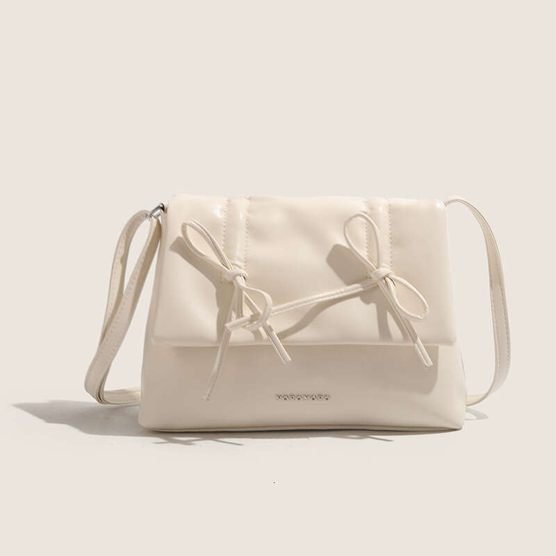 Ballet Style Bow Underarm Women's New Large Capacity Crossbody Bag, High-End Sensory Communication Tote Bag