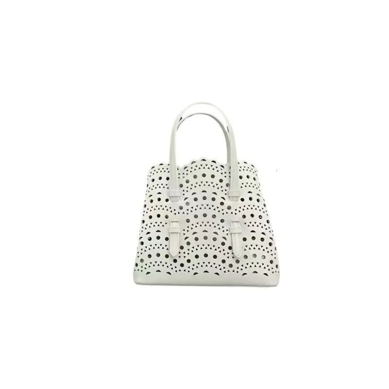 Bag Hand Rubbed Pattern Cowhide Handbag, Summer New Model, Laser Hollowed Out Niche Design, Crossbody Bag, Genuine Leather Women's Bag