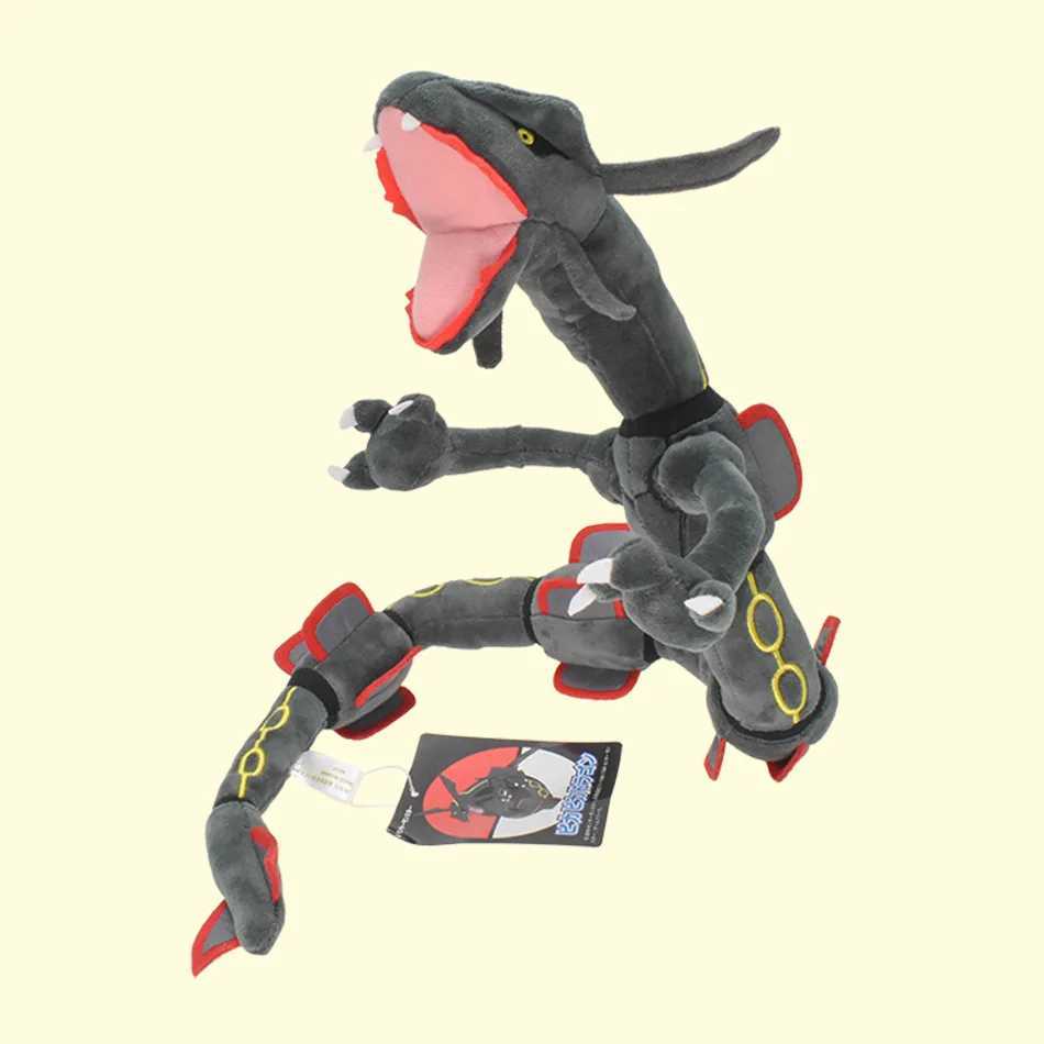 Free shipping 75cm Sky Anime Rayquaza Plush Toys Soft Stuffed Kaii Dragon Doll Birthday Gift For Children