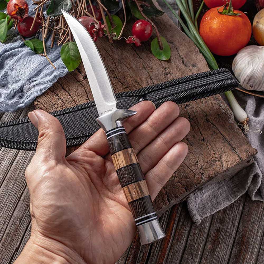 Sashime Knife Fish Filleting Knife Wood Handle High Stainless Steel Kitchen Knives Meat Cleaver Butcher Knife Chef Slicing Tools W250208