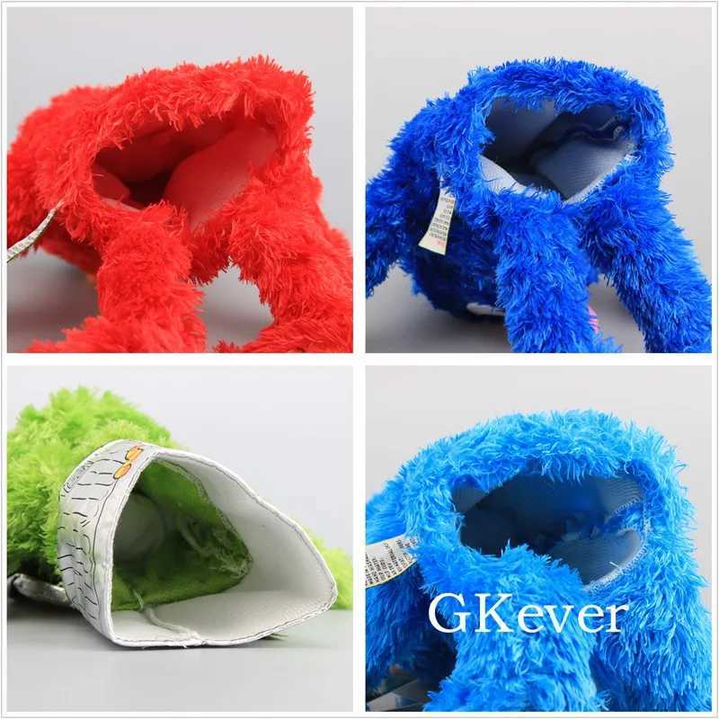 Street plush toy ElmoHand puppet soft doll Ernie Grover Oscar Zoe Bert fried puppet toy childrens party gift 21-40cm Y250208