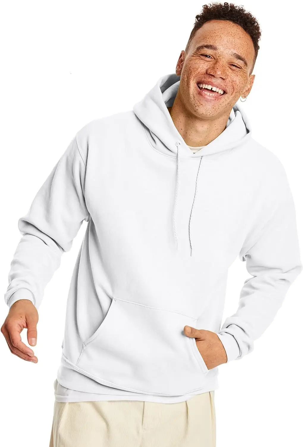 Solid Color Unisex Casual 100 Cotton Hoodie Fashion Street Loose Breathable Long sleeved Pullover Sports Shirt 5 250207