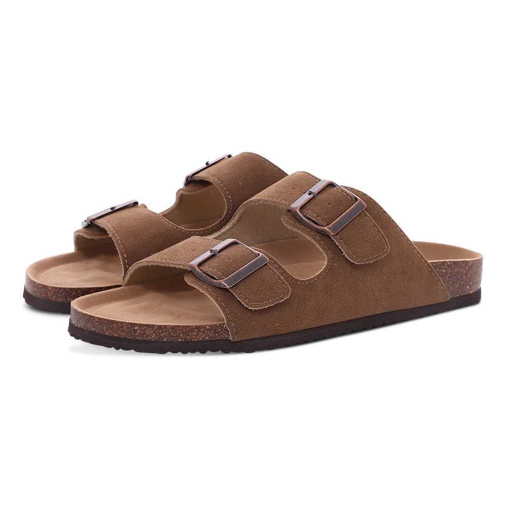 Shevalues Cork s Slippers For Women Men Classic Suede Summer Sandals With Arch Support Fashion Cork Orthopetic Beach Shoes Z250614