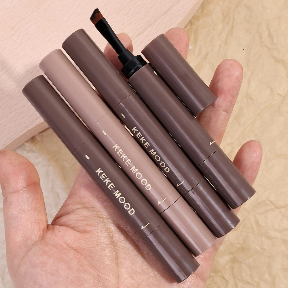 Waterproof Eyebrow Dyeing Cream Pencil with Brush Natural Lasting Nonsmudge Brown Grey Setting Dye Eye Brow Pen Makeup Cosmetic 250108
