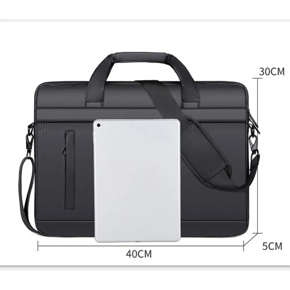 Men Briefcase Bag Simple Business Shoulder Bag Messenger Bags Waterproof Office Handbag 15 inch Laptop bag 250208