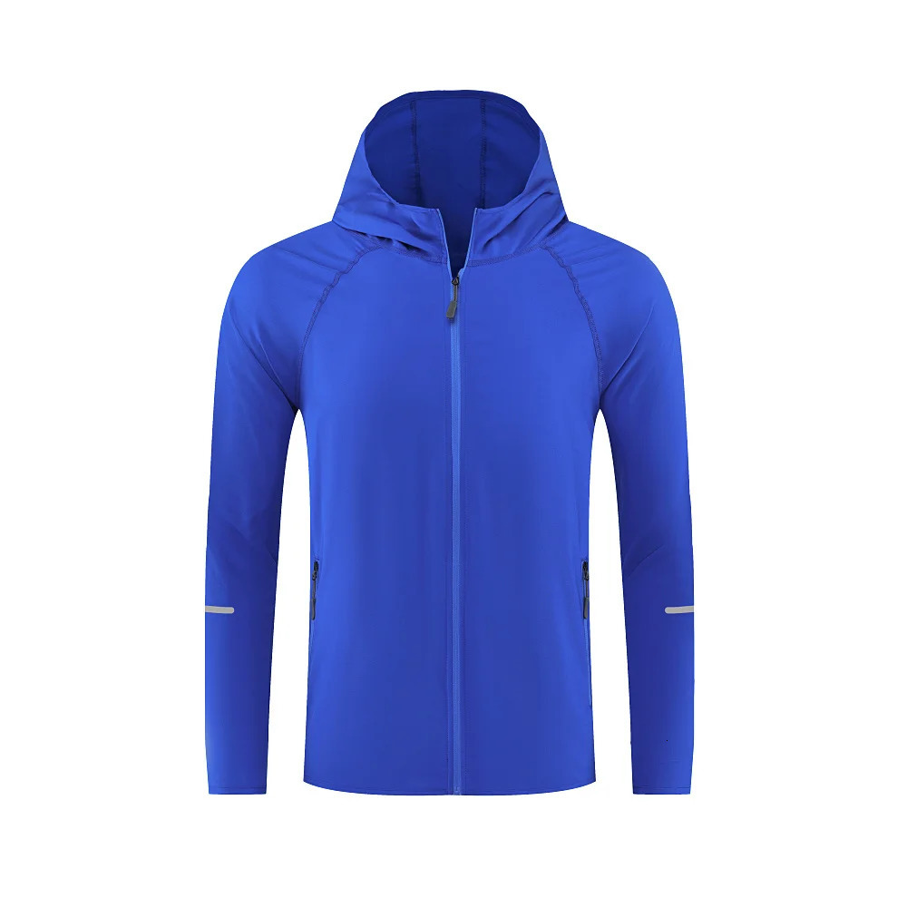 Running Jacket For Men Gym Sport Jogging Training Fitness Bodybuilding Sweatshirt Outdoor MMA Dry Fit Sportswear 250207