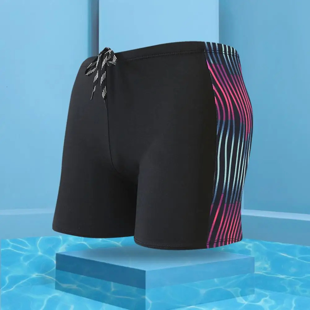 Swimming Shorts Boxers Trunks Quickdrying High Elasticity Great Comfortable Men 250208Z