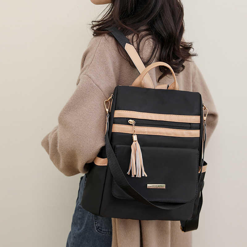 Womens Backpack Large Capacity Travel Bag New Spring Summer Outdoor Leisure Backpack Lightweight Backpack for Women