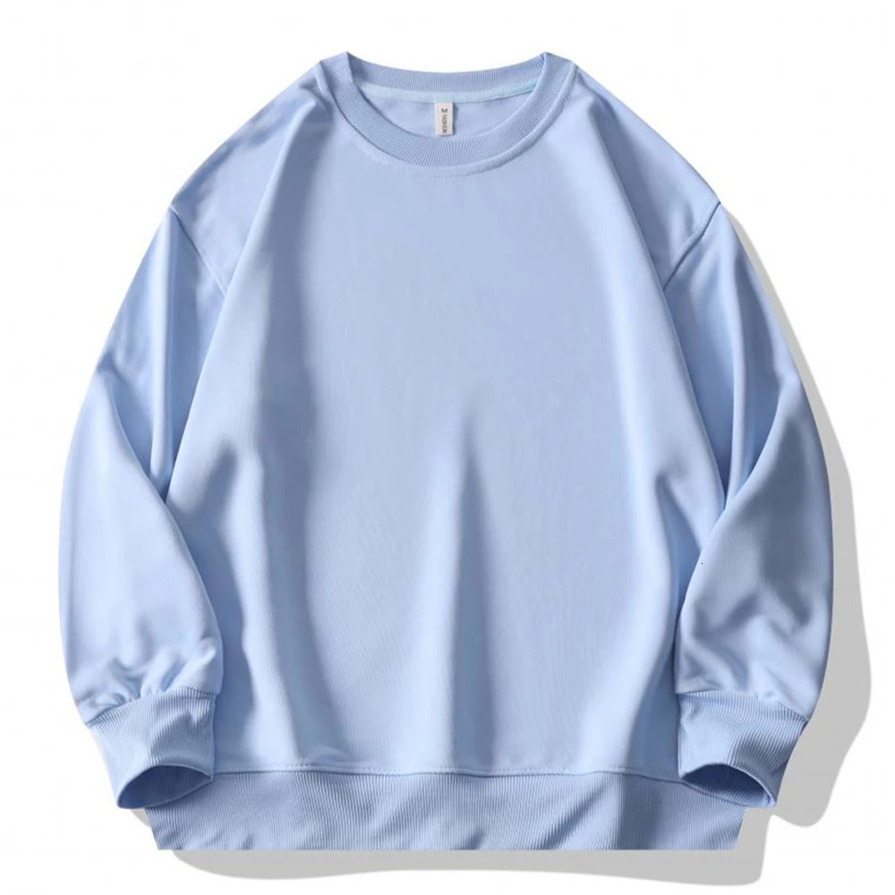 Drop Shoulder Crewneck Sweatshirt Hoodie Men Wholesale Baggy Lightweight Hoodie Unisex Sweat Shirts For Men Sudadera De Hombre 250208
