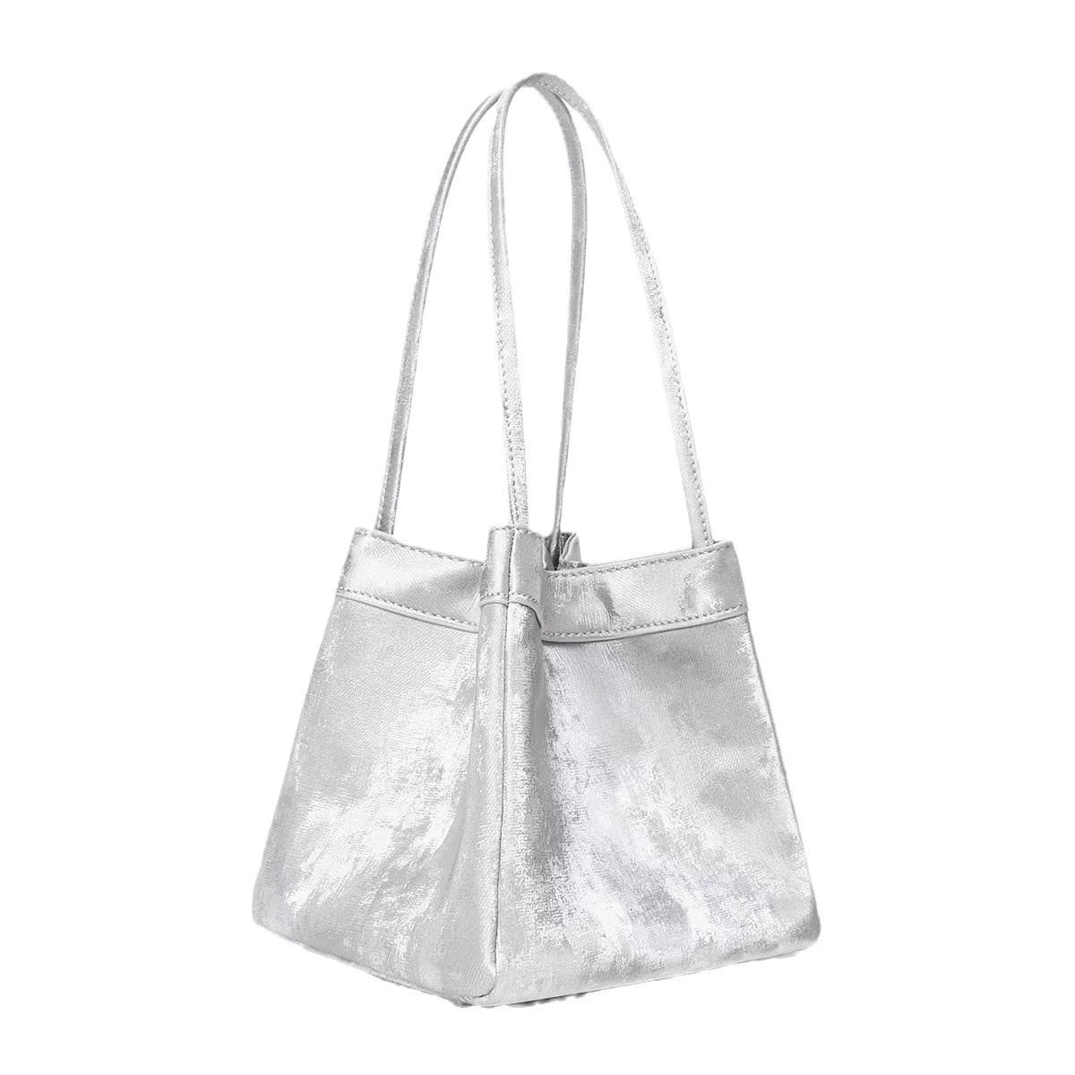 Custom Letter Suede Leather Women Bucket Bag Female Party Handbag New Fashion Chinese Style Brand Tote Bags Suede Cartoon BagVoyage